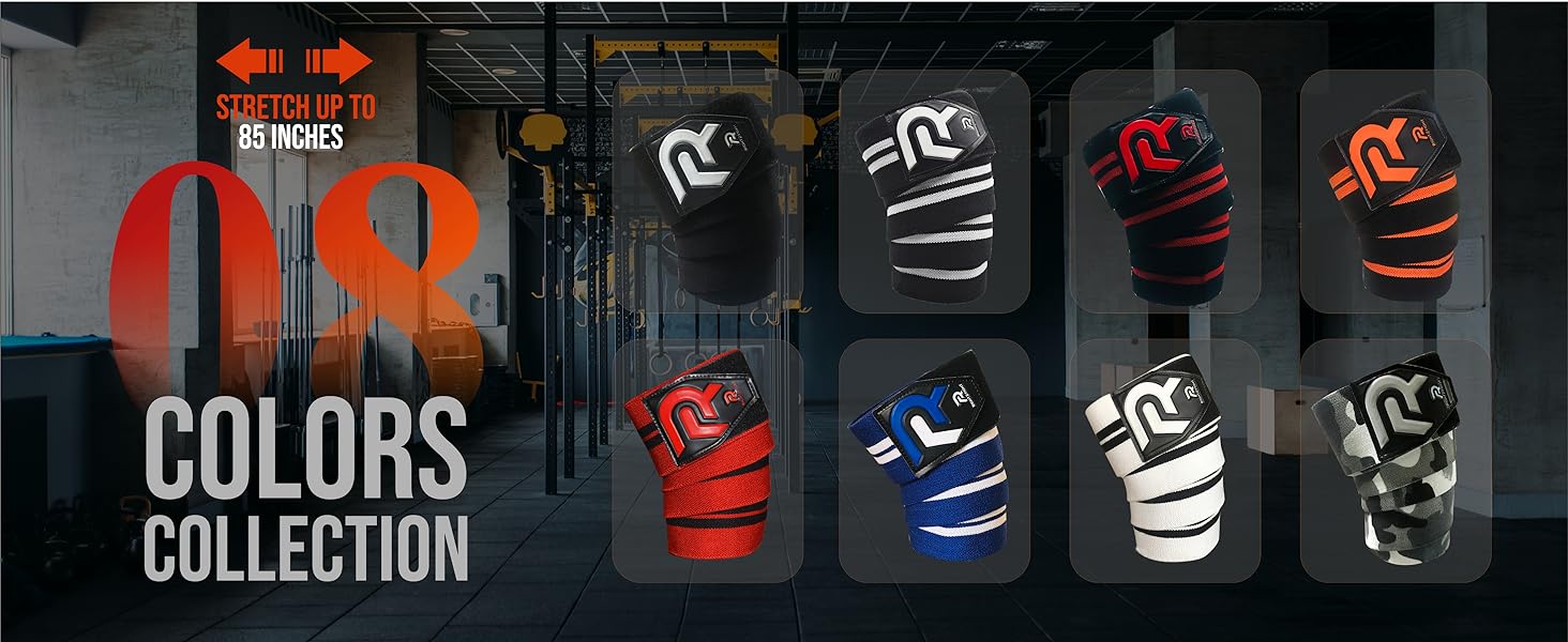 R2F Gel Boxing Hand Wraps Inner Gloves, Wrist Straps, Wrist Support, Elasticated, Padded Fist Hand Protection, Muay Thai, MMA, Martial Arts, Punching Speed Bag, Training, Handwraps, R2F Ankle Straps, Cable Machine Attachments, Fitness, Straps, Gym Cuffs, Kickbacks, Glute Workouts, Leg Extensions, Curls, Booty Hip Abductors, Exercise for Men and Women